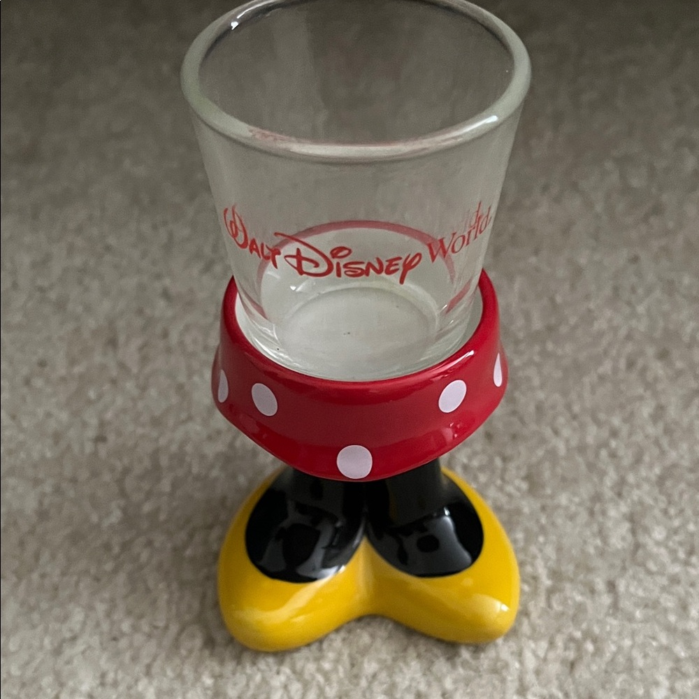 Disney Red and Yellow Minnie Mouse Mug